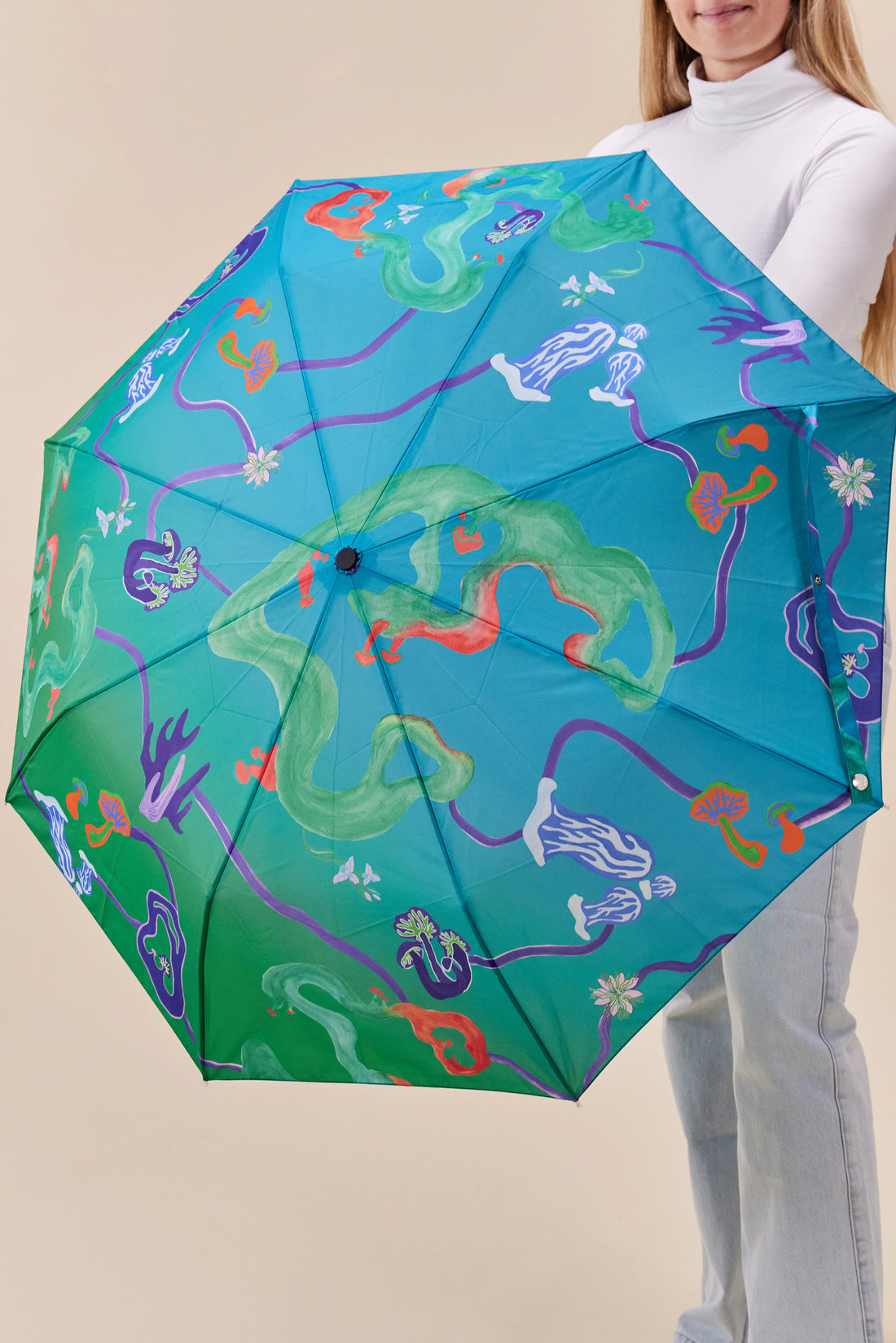 Aqua Fungi Duck Compact Umbrella
