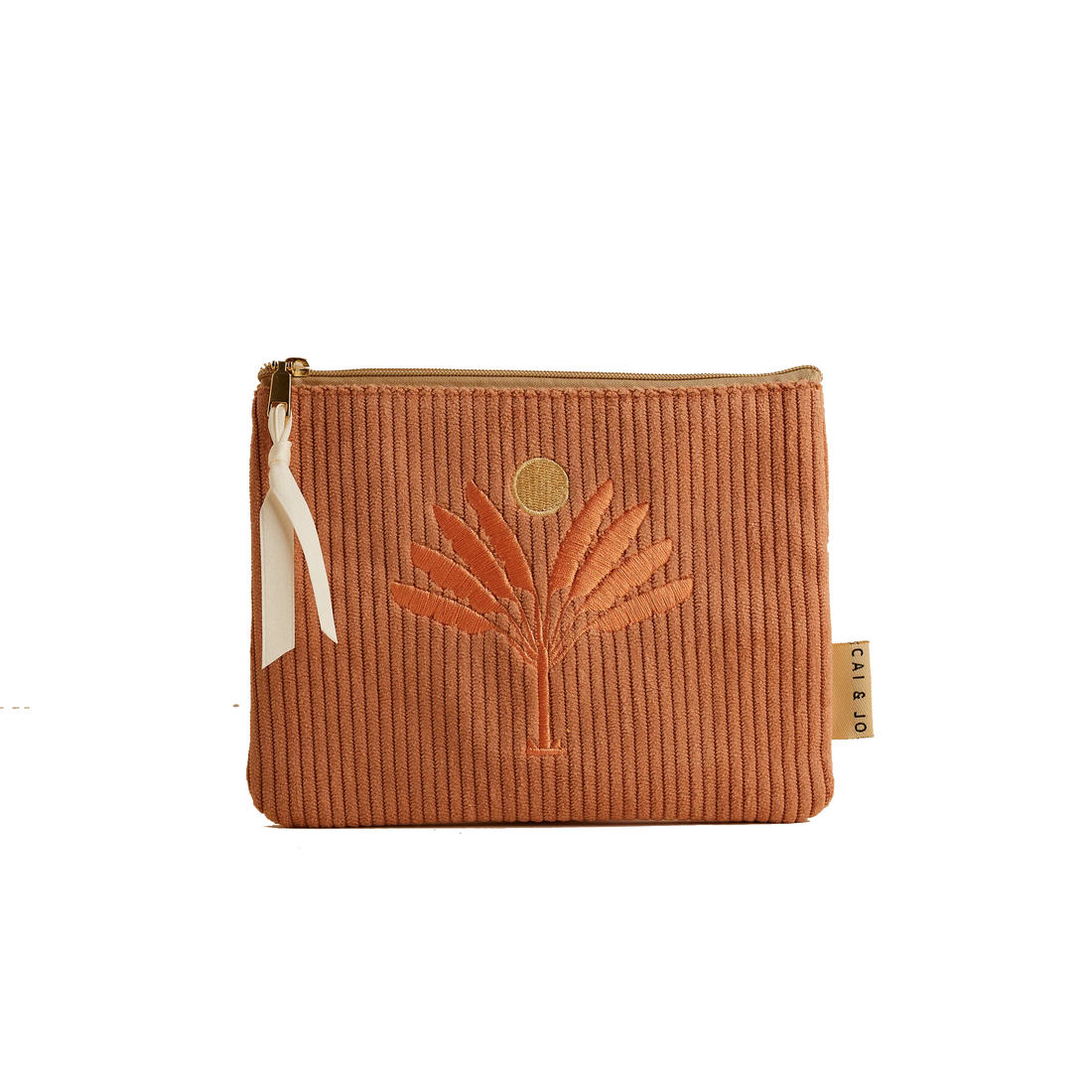 Corduroy Pouch in Dusty Pink