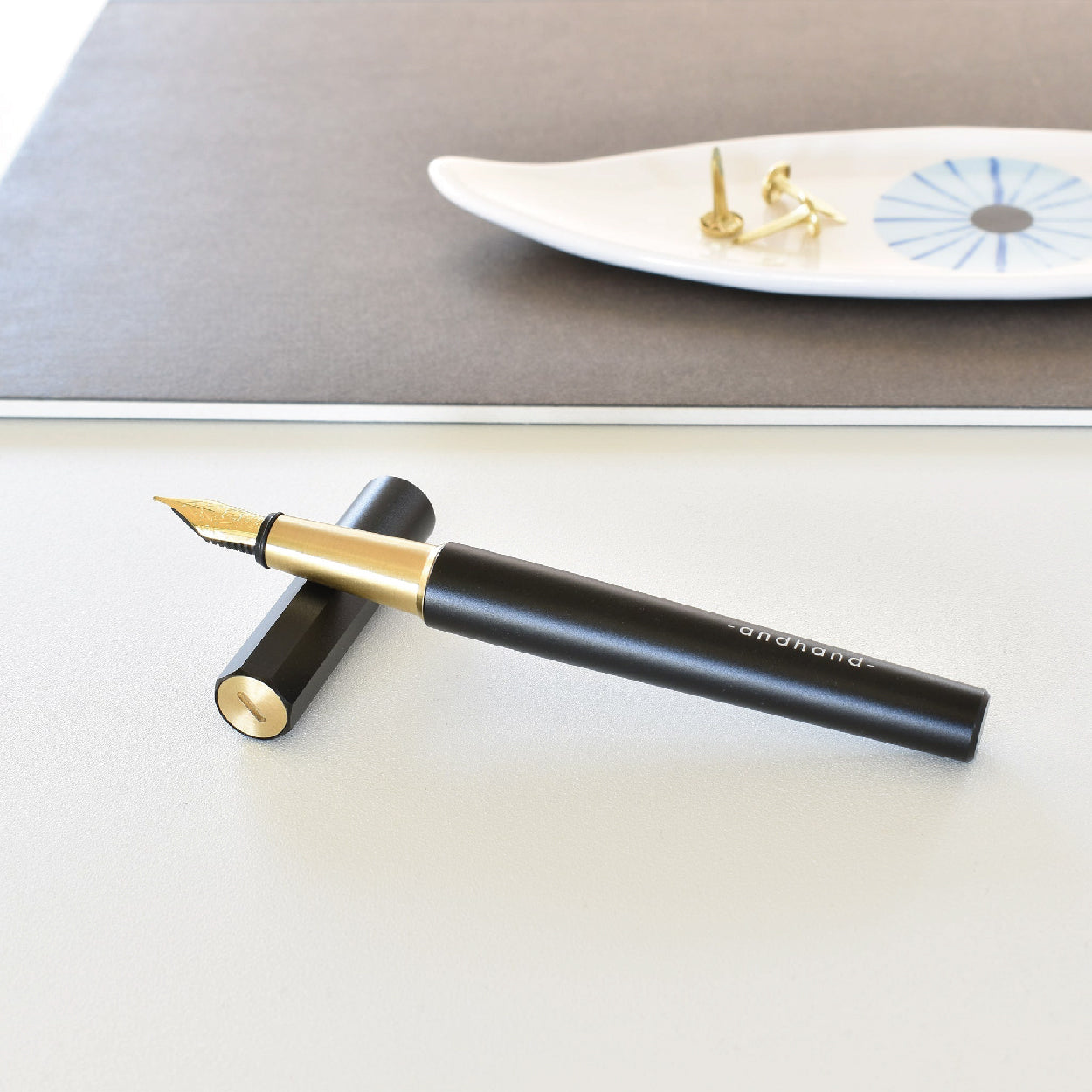 Black &amp; Brass Method Fountain Pen