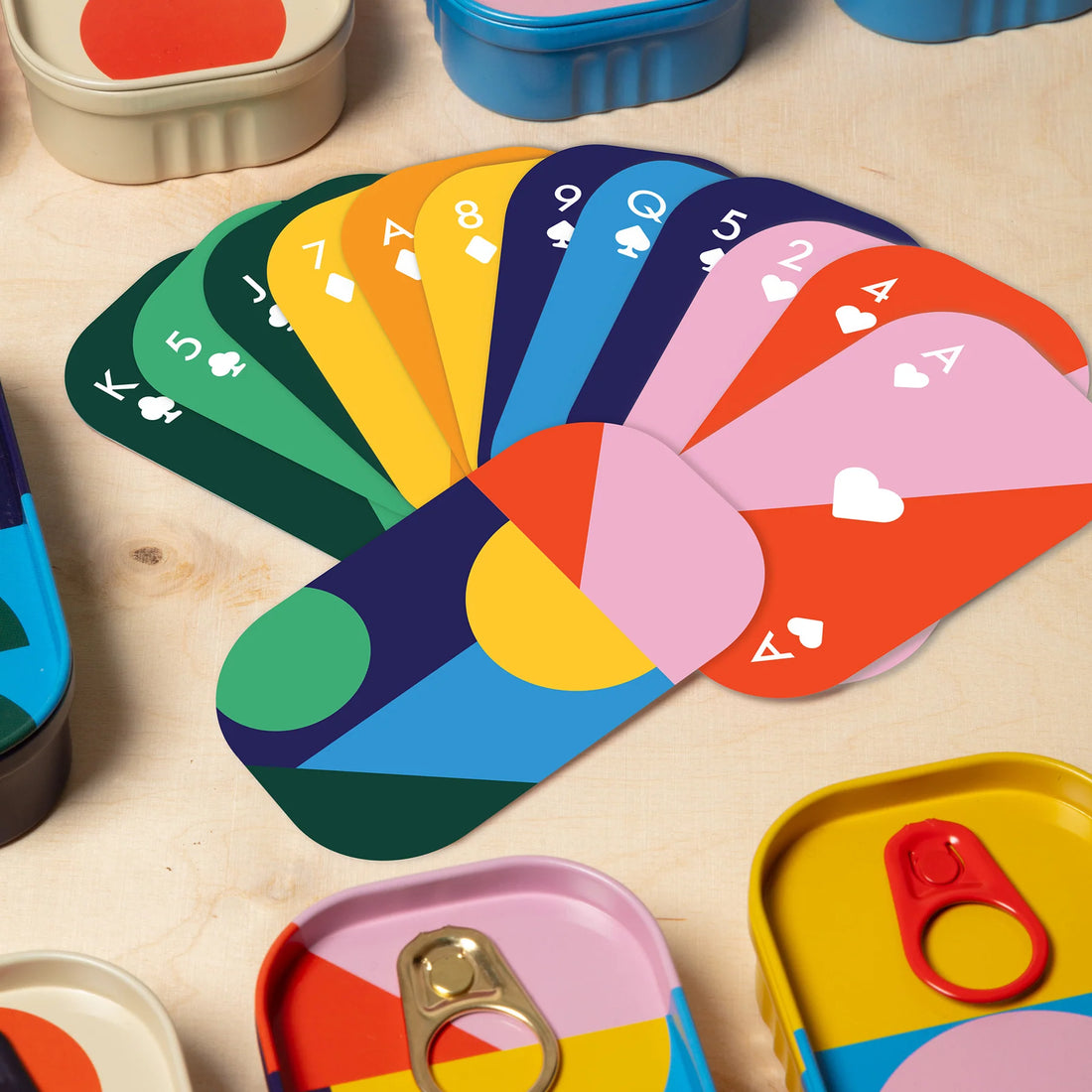 Tinned Goods Palying Cards