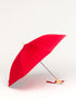 The Duckling children’s umbrella in bright red with recycled plastic canopy and wooden handle