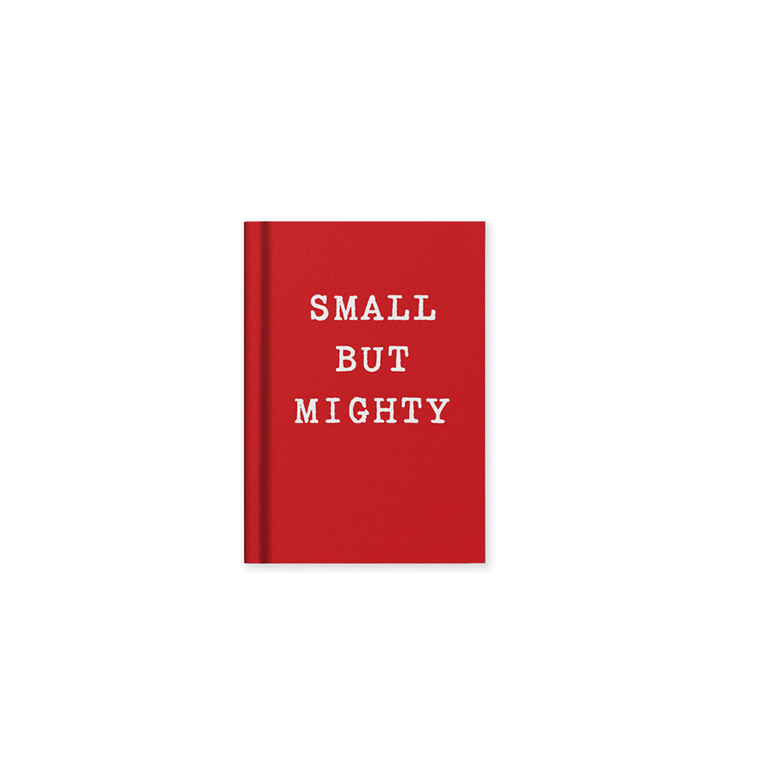 Small But Mighty Fabric Hardback Notebook A7