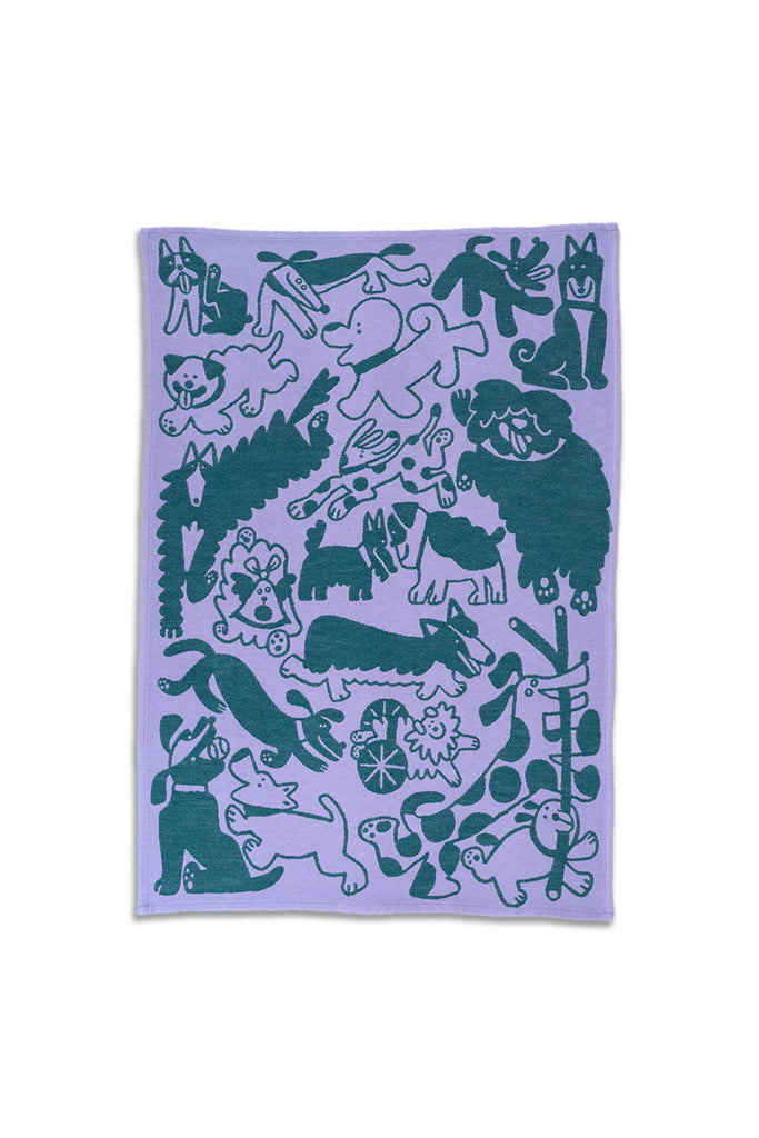 Dogs Day Out Tea Towel