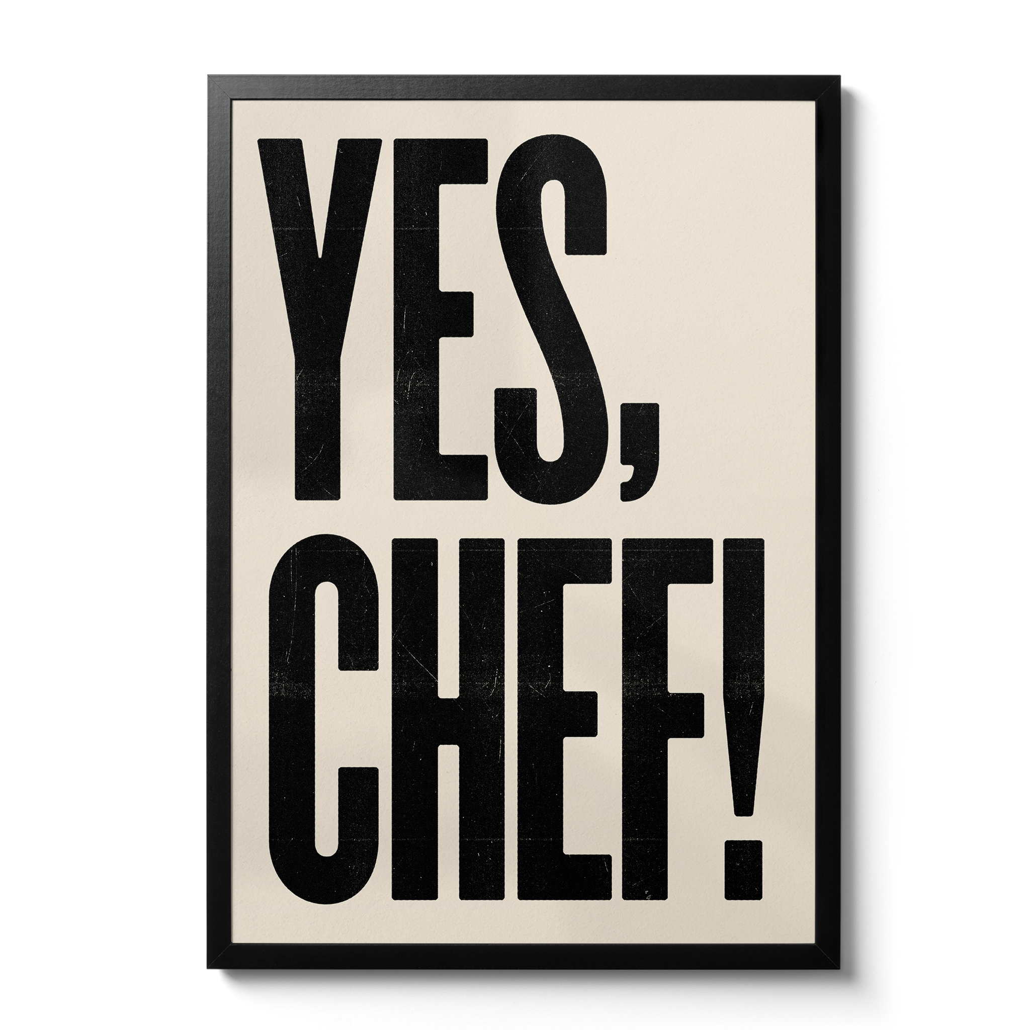 Yes Chef A3 Unframed Print