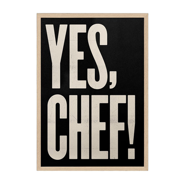 Yes Chef A3 Unframed Print