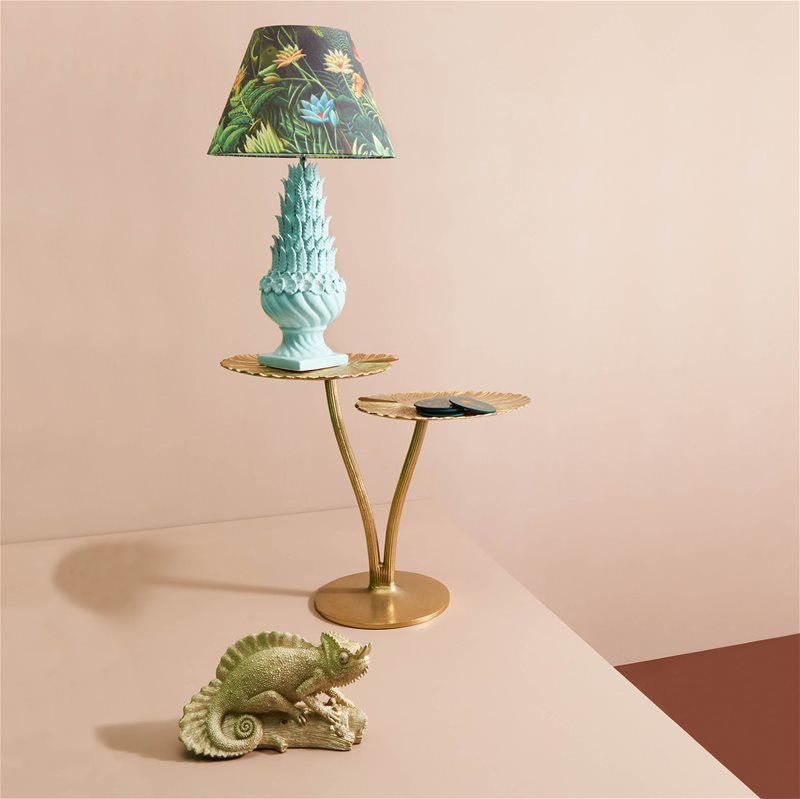 Henri Blue Lamp With Shade