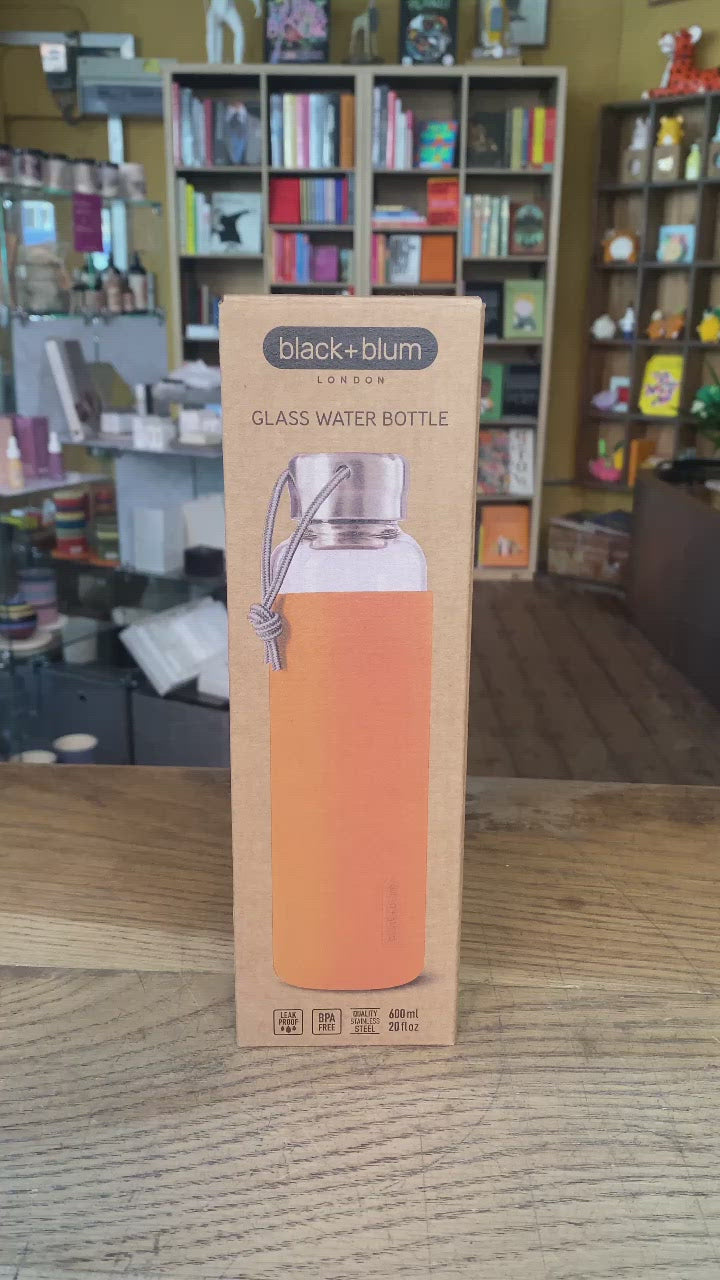 Glass Water Bottle 600ml