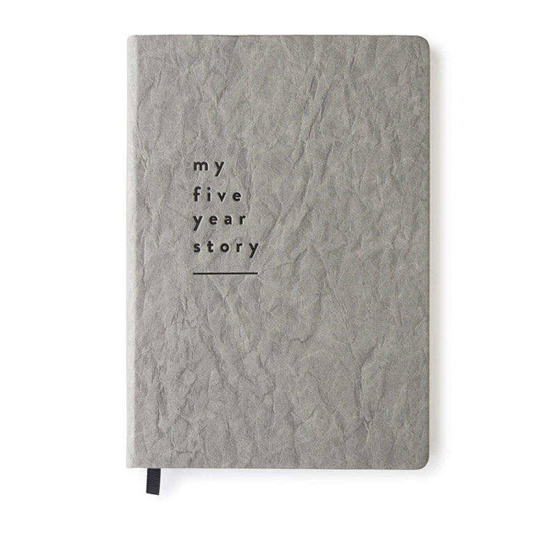 My Five Year Story Journal Grey