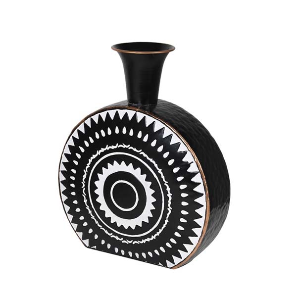 Black Pattern Vase
