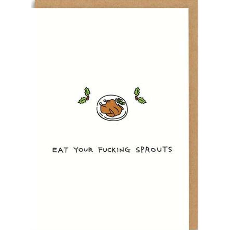Eat Your Sprouts Card