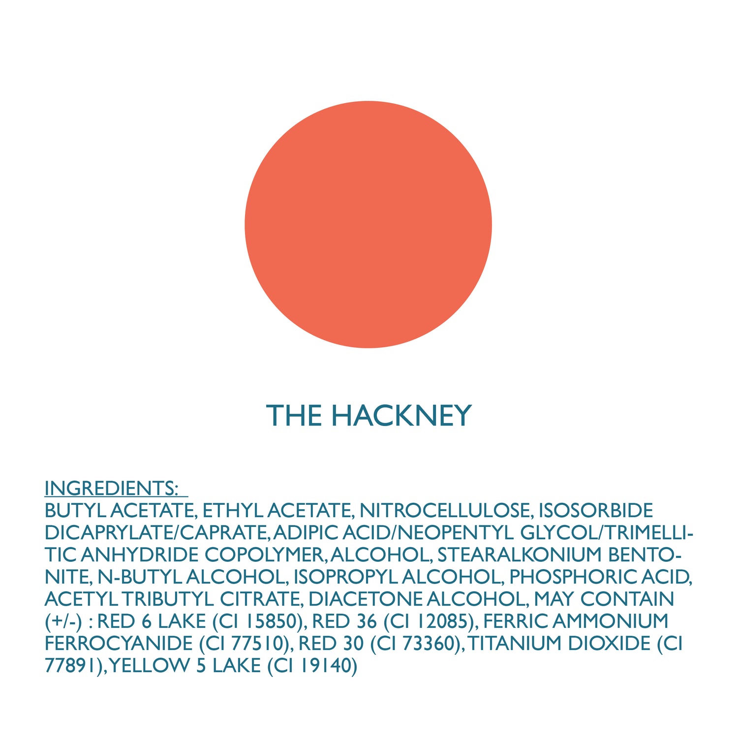 The Hackney - Orange Vegan Nail Polish