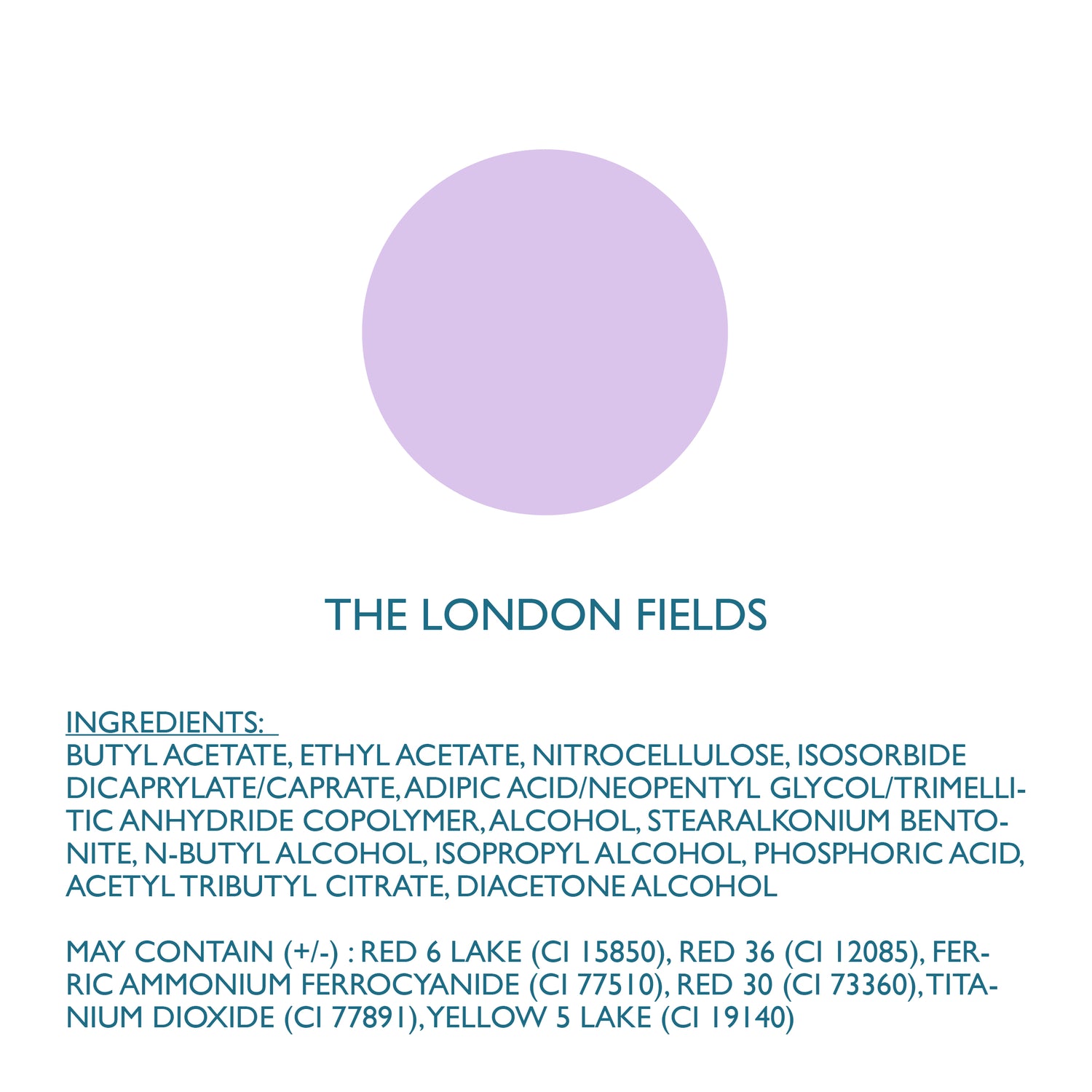 The London Fields - Lilac Vegan Nail Polish