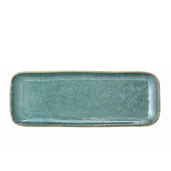 Green and Brown, Stoneware, Aime Serving Plate
