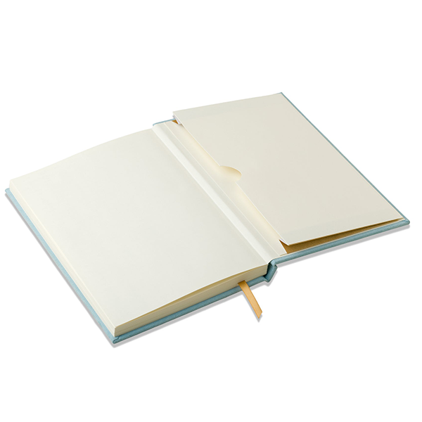 Hard Cover Suede Journal - Gold Arch Dot