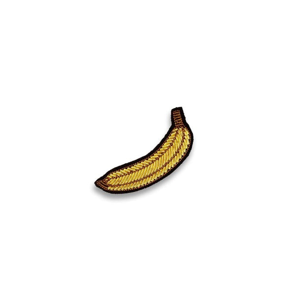 Banana Hand Embroidered Brooch