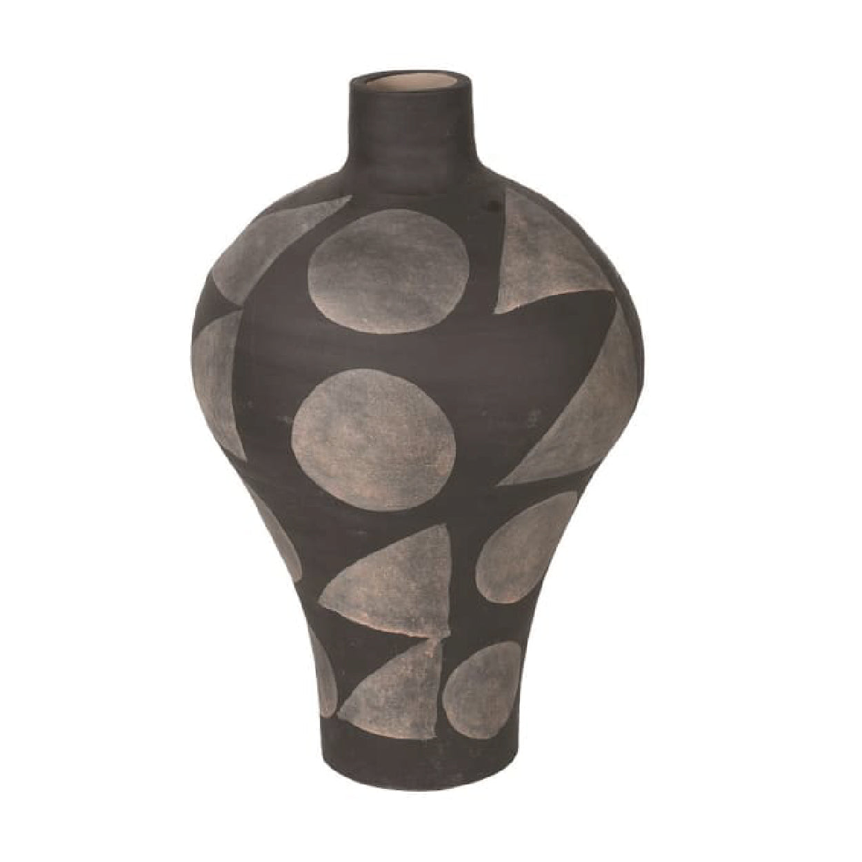 Black Terracotta Vase