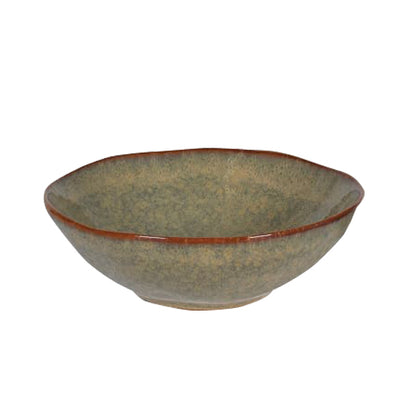 Green and Brown ceramic bowls