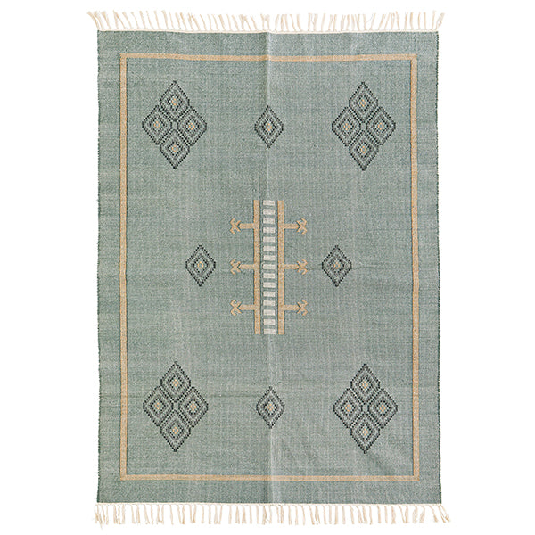 Indian Handwoven Cotton Rug