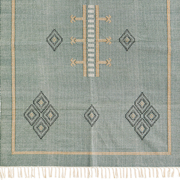 Indian Handwoven Cotton Rug