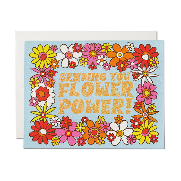 Sending You Flower Power Card