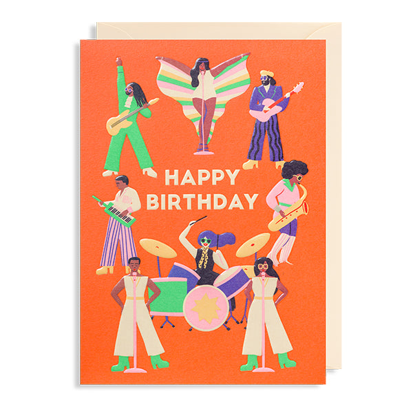 Happy Birthday Musicians Card