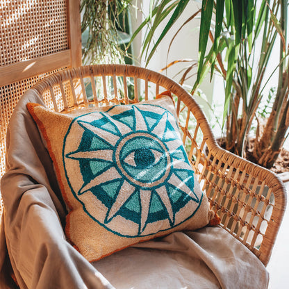 Mati Handmade Embroidered Cushion Cover