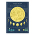 chart of the moon poster