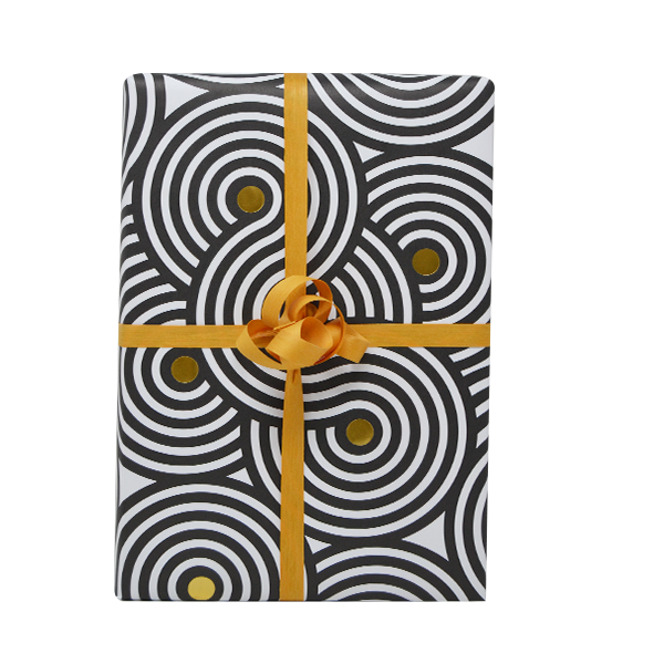 Noodle Gold Gift Wrap Single Sheets