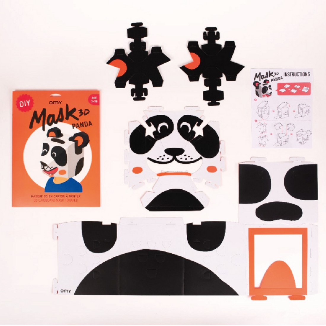 Panda 3D Cardboard Mask