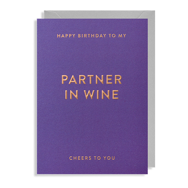 partner in wine card
