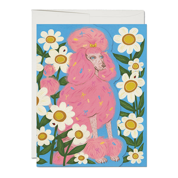 Pink Poodle Card