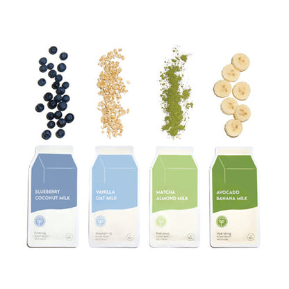 Plant Based Milk Face Mask Set
