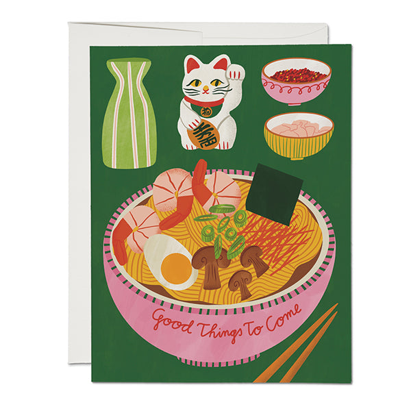 Ramen Bowl Good Things To Come Card