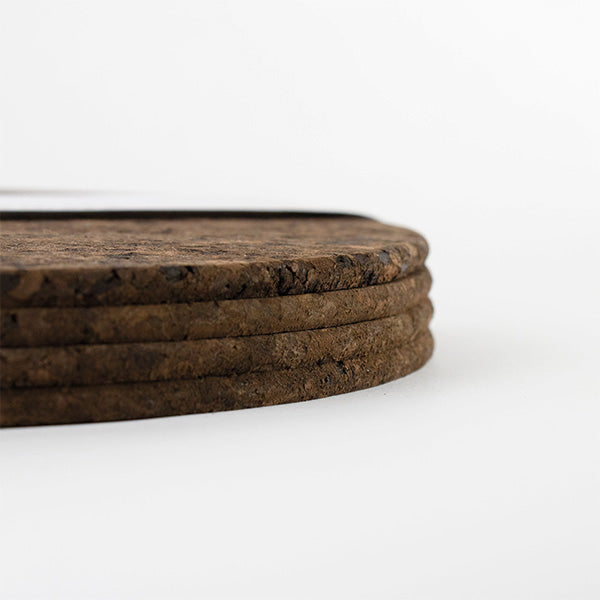 Smoked Cork Round Placemat