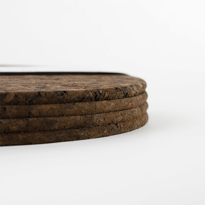 Smoked Cork Round Placemat