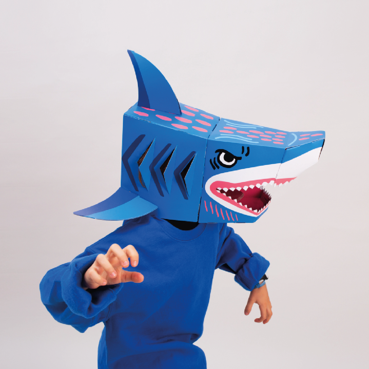 Sharky 3D Cardboard Mask