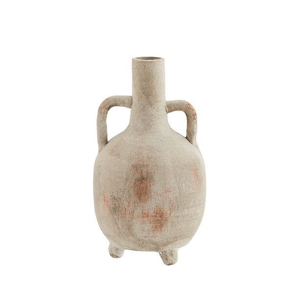 Washed White Terracotta Vase