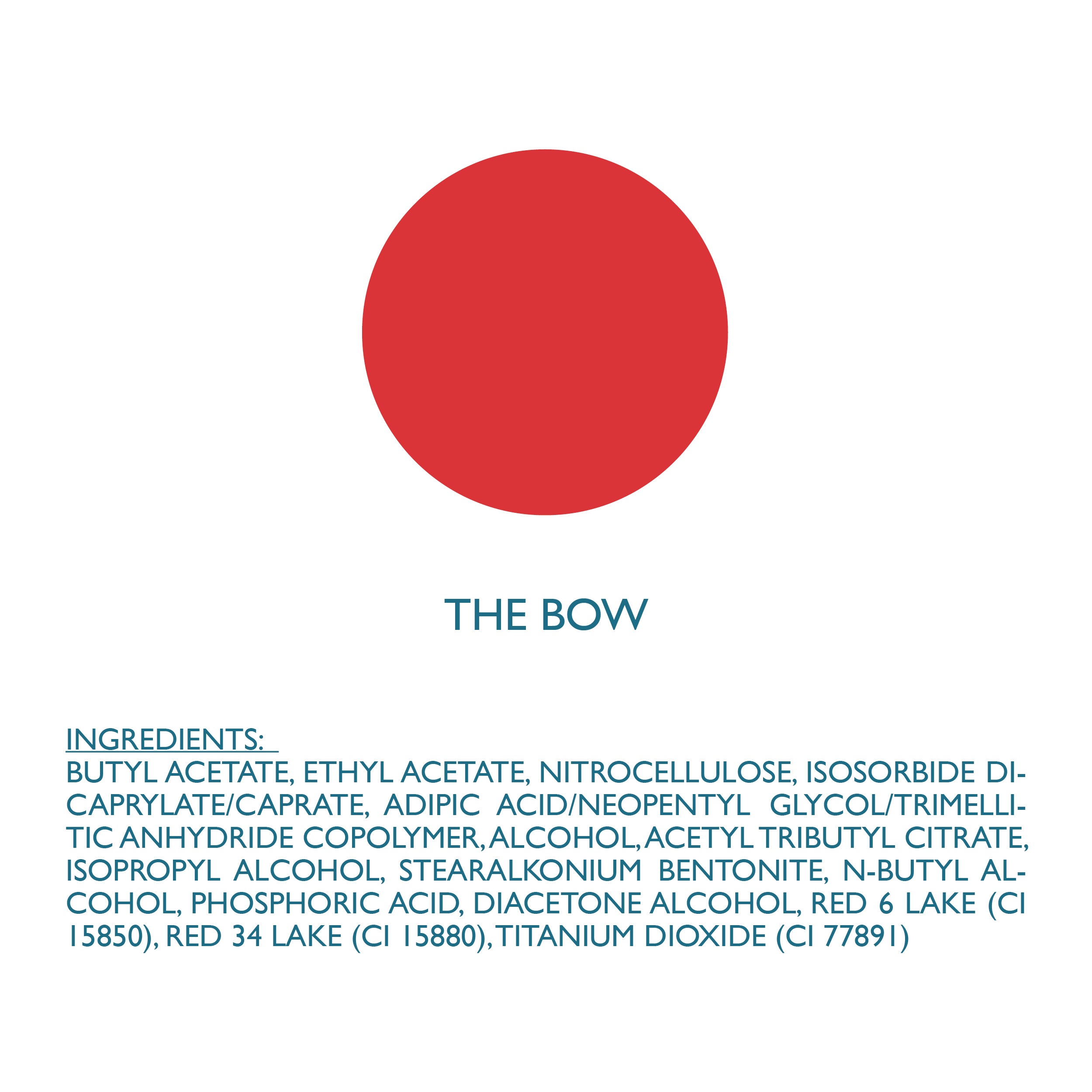 The Bow - Cherry Red Vegan Nail Polish