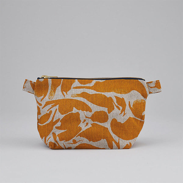 Toiletry Bag Printed Yellow