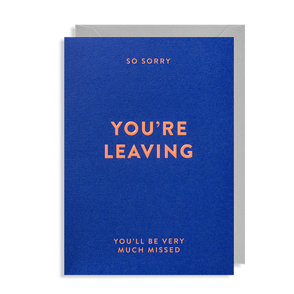 So Sorry You&